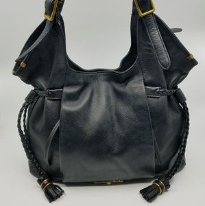 Elliott Lucca Black Sintra Tote - Leather